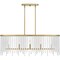 Quoizel Apelle Linear Chandelier 5 Lights Aged Brass APE542AB - alternate 4